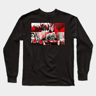 Black White Blood Long Sleeve T-Shirt